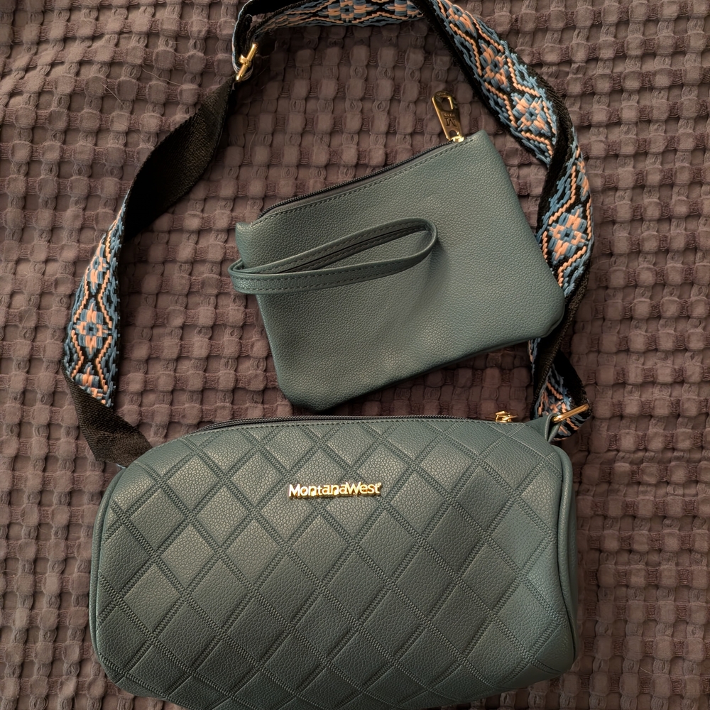 Montana West Blue Purse